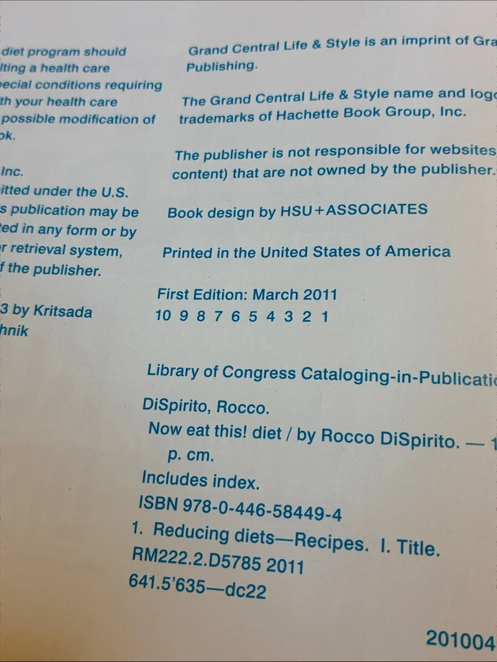 Now Eat This! Diet - Cookbook